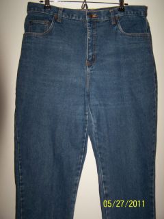 Ladies Bill Blass Jeans Blue Black and Ivory Sizes 14 16 18 Good 