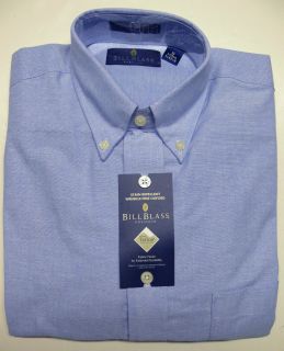 New Bill Blass Mens Premium Dupont Teflon Oxford Shirt