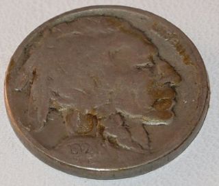 1924 Indian Head Bisson Buffalo Nickel Five Cent Coin
