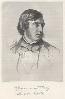 George William Curtis in an 1854 portrait by Samuel Laurence