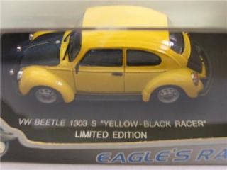 Eagles Race Yellow Black Racer VW Beetle Limited Ed