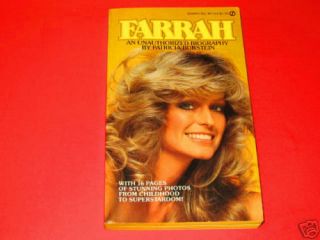 Farrah Fawcett Biography P Burstein 1977 TV Paperback