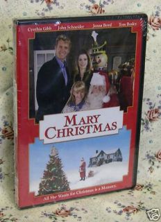 Mary Christmas DVD Cynthia Gibb John Schneider Jenna Boyd Mint SEALED 