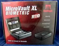 GunVault MicroVault XL Biometric gun safe storage vault MVB1000