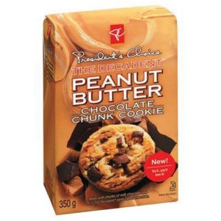 Presidents Choice Peanut Butter Decadent Cookies 350g