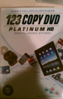 Bling Software 123 Copy DVD 2012 Platinum   CD/DVD Burning   CD ROM 