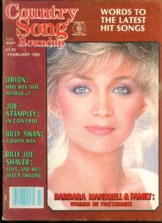   SONG ROUNDUP Barbara Mandrell Shaver Billy Swan Orion ++ 2 1982