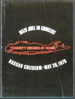 billy joel nassau coliseum 5 28 1979 edition of unfolds to 24 x 36 