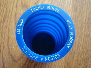 Mickey Mouse Cylinder Record Billy Murray 4 minute fits Edison 