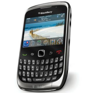 Mint T Mobile Blackberry Curve 3G 9300 Black Unlocked Smartphone 
