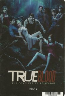 True Blood Season 3 No DVD Blockbuster Promo Collecter Backer Card 