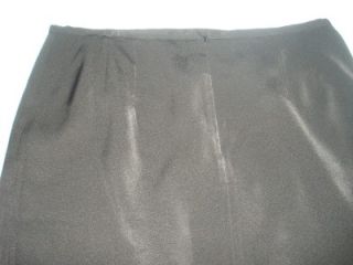 blacker black skirt knee length size 16 lined dressy