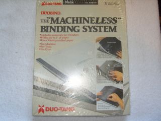 Machineless Binding System Enough for 5 Reports