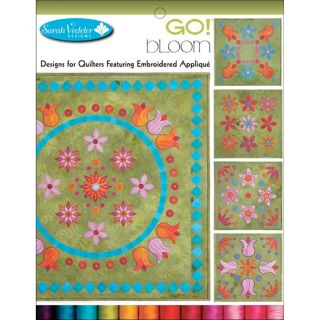 Accuquilt GO Embroidery Software   GO Bloom by Sarah Vedeler