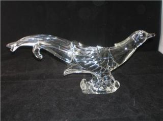 Vintage Paden City Art Glass Bird Pheasant Figurine Nice
