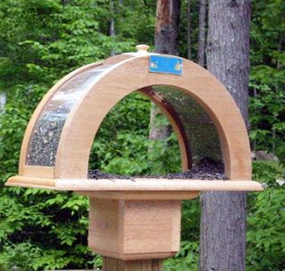 Coveside Conservation Post Mount Arched Bird Feeder