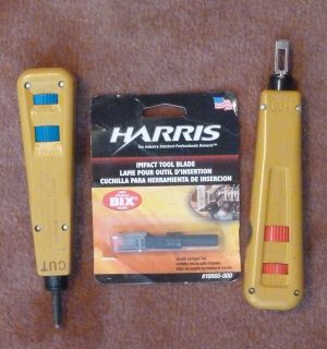 Harris D 914 HD8762 Punch Down Impact Tool with new Bix blade