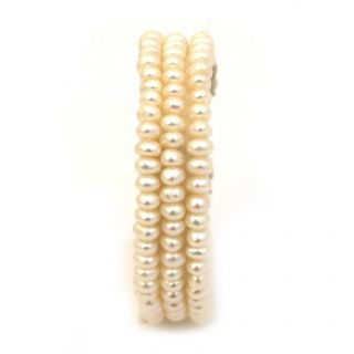 Barbara Bixby Silver 18k Gold Pearl Bracelet