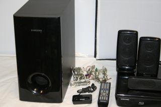 SAMSUNG BLU RAY 5.1 HOME THEATER SYSTEM WITH IPOD DOCK HDMI