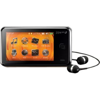new creative zen portable media player 16gb zn xf216g bk