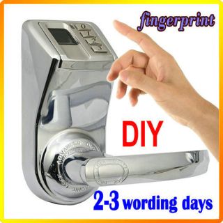 ADEL3398 Biometric Fingerprint Door Lock Keyless DIY Install Manual 