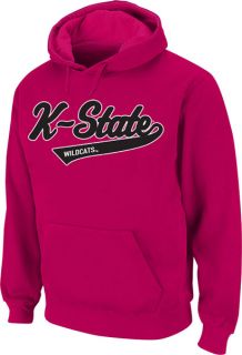 Kansas State Wildcats Womens Pink Twill Tailsweep Hooded Sweatshirt 