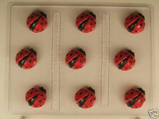 Cute Ladybug Bite Size Pieces Chocolate Candy Mold
