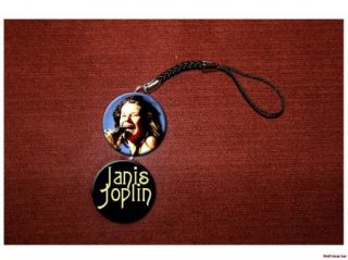 Janis Joplin singer songwriter blues rock legend cell / hanging charm