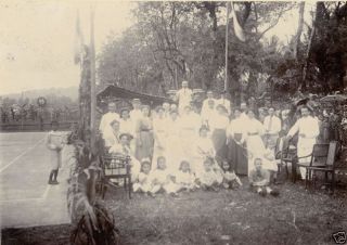 Tjilatjap Cilacap Tennis Club Photo Java Indonesia 1908
