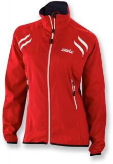 Womens Swix Whistler XC Ski Outdoor Aerobic Jacket Size Large Red New 