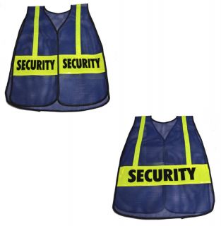Security Guard Officer Blue Reflective Safety Vest Best