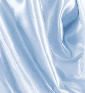 Per Yard 60 Light Blue Shiny Satin Fabric High Quality
