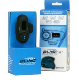 BLINC M1 Bluetooth Intercom motorcycle Helmet Add On  GPS PHONE ALL 