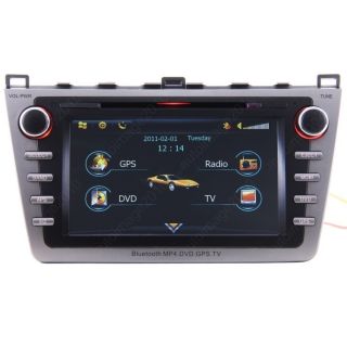   Car GPS Navigation Radio DVB T TV Bluetooth iPod DVD Player