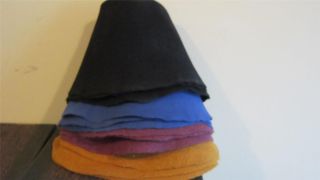   Wool Felt Hoods Millinery Hat Making Wood Block Molds Sauna Cap