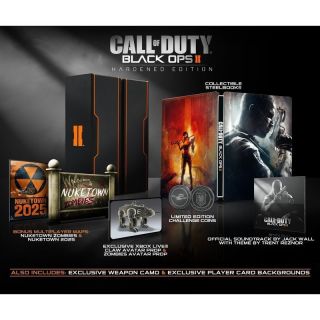 CALL OF DUTY BLACK OPS 2 II HARDENED EDITION XBOX 360 NEW Limited 
