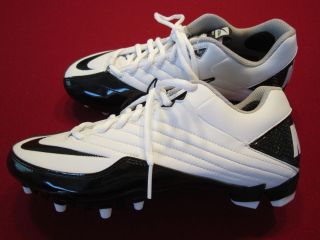 New Nike Super Speed TD Low Mens Football Cleats White Black