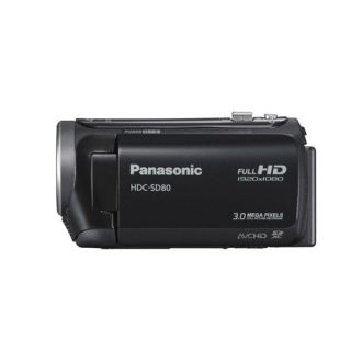 gps appliances panasonic hdc sd80k hd sd card camcorder black