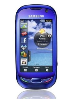 New Unlocked Samsung S7550 Blue Earth Solar Power Phone