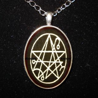 Necronomicon Necklace Pendant Black Magic Occult