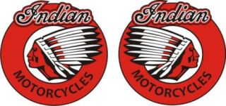Indian Motorcycle Stickers Decals Red White Black N