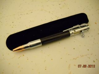  Bolt Action Bullet Pen made with African Blackwood and Chorme Fitting