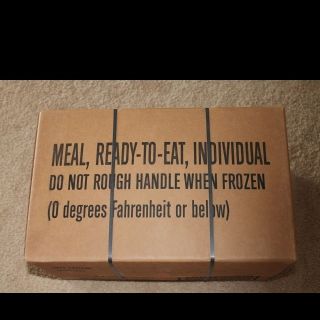 FACTORY SEALED MRE CASE A MILITARY MEALS READY TO EAT DATE 05 2014 