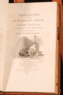 1809 Marmion A Tale of Flodden Field by Walter Scott