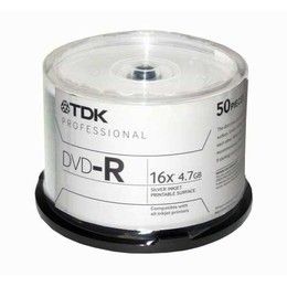   White Thermal Printable Blank DVD R DVDR Recordable Disc 4 7GB