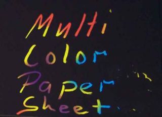 Multicolor Kratzpapier 10 Blatt Blanko Kratzbilder M2