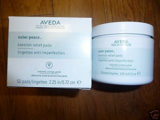 Aveda Outer Peace Blemish Relief Pads BNIB 50 Pads