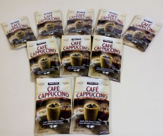 10 Kirkland Cafe Cappuccino Instant Coffee Drink Mix