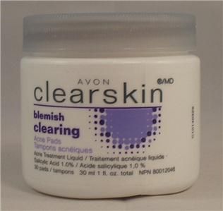 avon clearskin blemish clearing acne pads