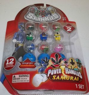 2012 Blip Toys Squinkies Power Rangers Samurai Series 2 Set of 12 
